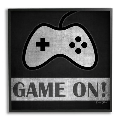 " Game On Video Gaming Phrase " by Denise Brown