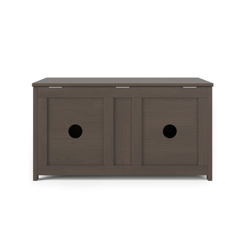 Harmony 33" Toy Storage Bench, Dapper Gray