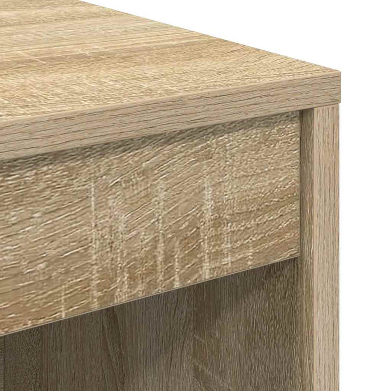 Desk 76 Cm Engineered Wood, 76 cm H x 80 cm W x 40 cm D, Somona Oak