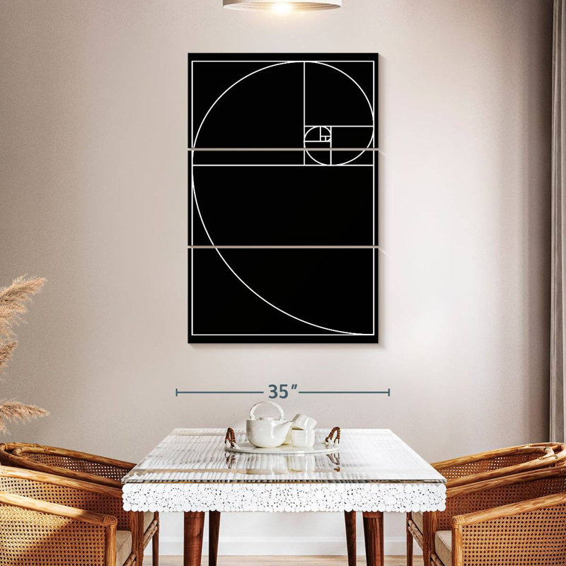 Avery Proportio Divina Black, 50" H x 32" W