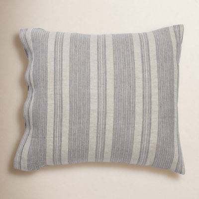 Striped Linen Pillow Sham