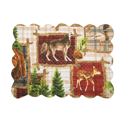 Aleita Cotton Animals/Nature Rectangle Placemat