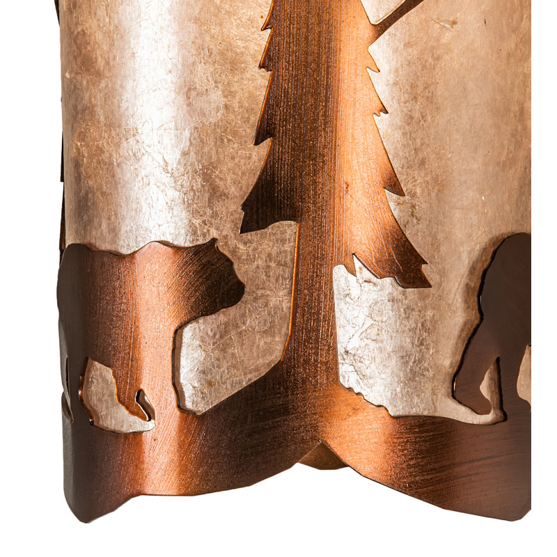 Rustic Lodge Armed Sconce
