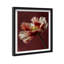 Merlot Blush Blossom I Shadowbox Floral & Botanical Print by Oliver Gal, Black Frame, 16 x 20-186070282-186070284