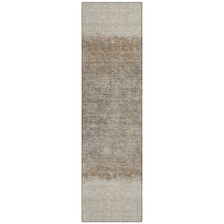 Machine Washable Indoor/Outdoor Eden ACN2214 Striped Rug