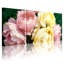 Ensemble de 3 impressions sur toile pivoines roses et jaunes-340101315