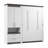 Camalla Murphy Bed and Storage Cabinet with Pull-Out Shelf-104604191-104604192