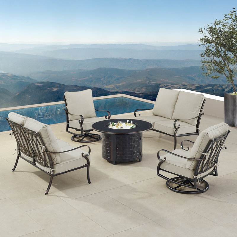 Rico Outdoor 5 - Piece Conversation Set