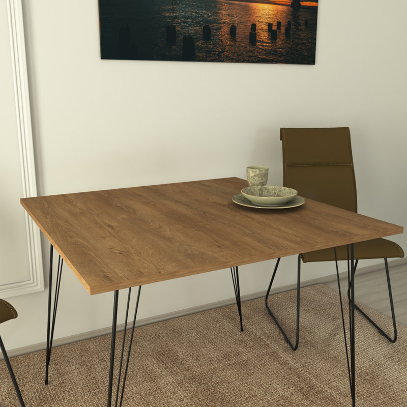 Orrwell Rectangular Dining Table, Caucasian Oak
