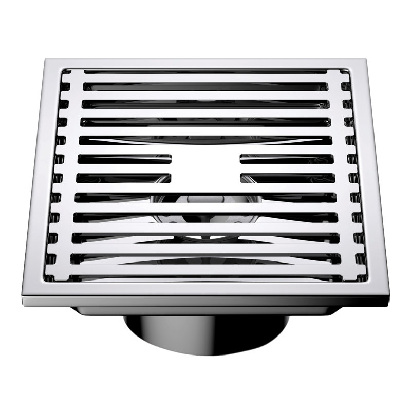 Drain de plancher de douche FINE FIXTURES, Chrome poli
