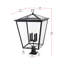 Lampadaire d'extérieur 20 pouces Miyashiro
