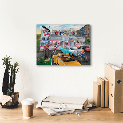 " Rock N Roll City Diner " by Bigelow Illustrations