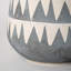 Vase de table en céramique blanche / grise Nella-1778196856