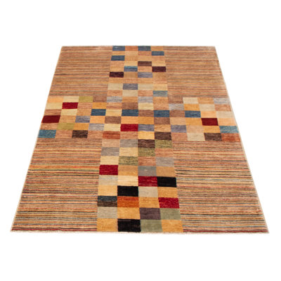 One-of-a-Kind 4'11" X 7'10" New Age Wool Area Rug in