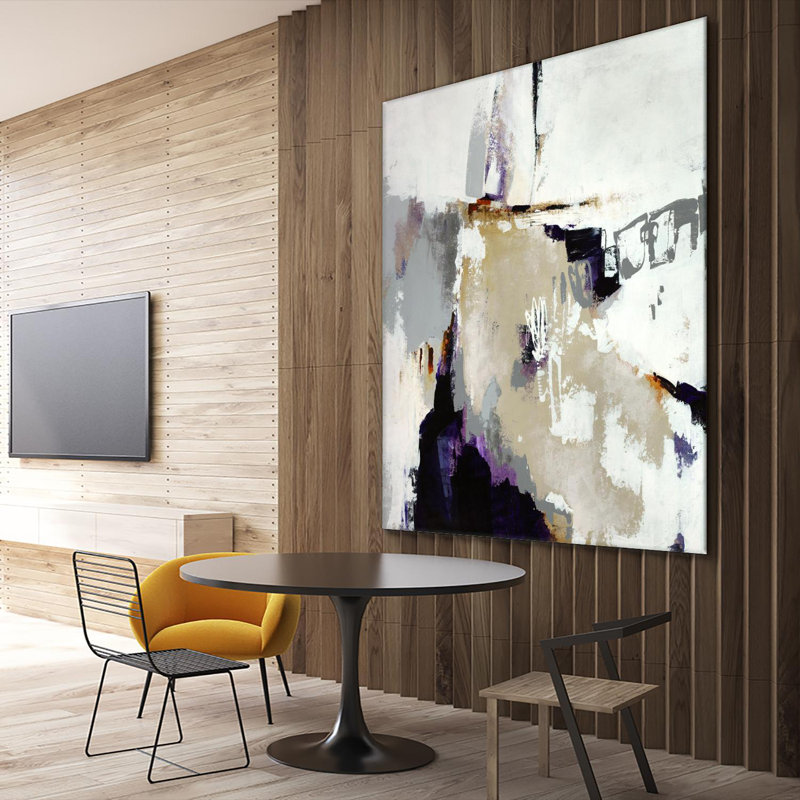 " Tumult Roar ", 84" H x 84" W x 1.5" D