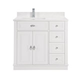 36" Solid Wood Sink Vanity  With 1' Artificial Stone Top