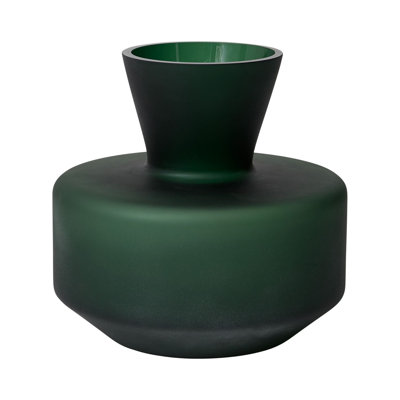 Green Glass Table Vase