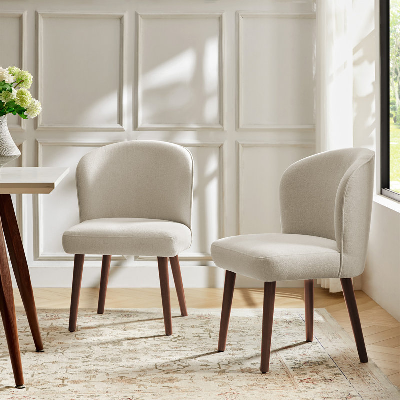 Chaise rembourrée Davia, Beige