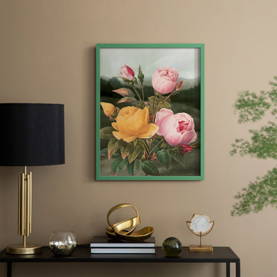 «Botanical Landscape II», reproduction encadrée - bois massif
