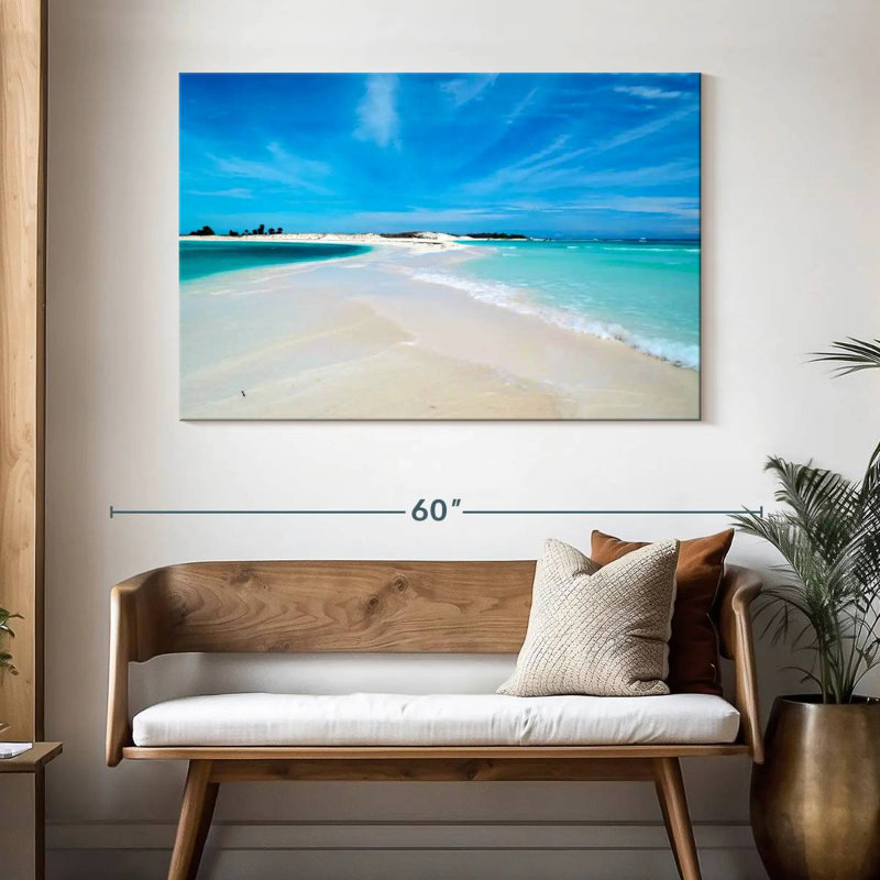 Plage Gillard, Cayo De Agua, Vénézuéla, H 32 po x l 48 po