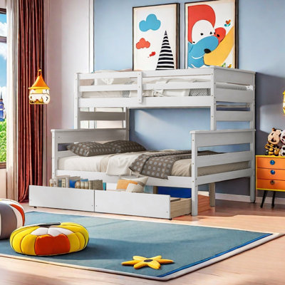 Jomari Kids Twin Over Full Bunk Bed