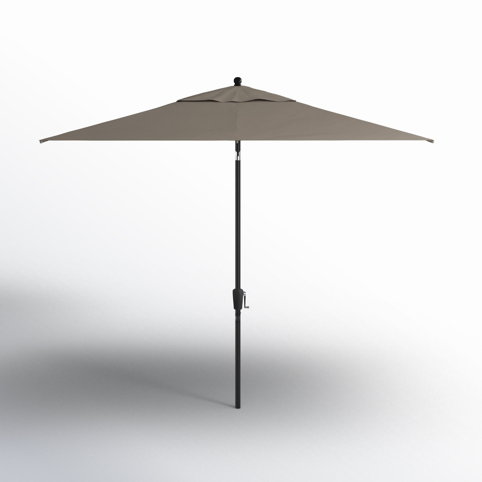 Natalie 8.6' Umbrella, Black Sapphire, Spectrum Graphite Sunbrella® Plainweave