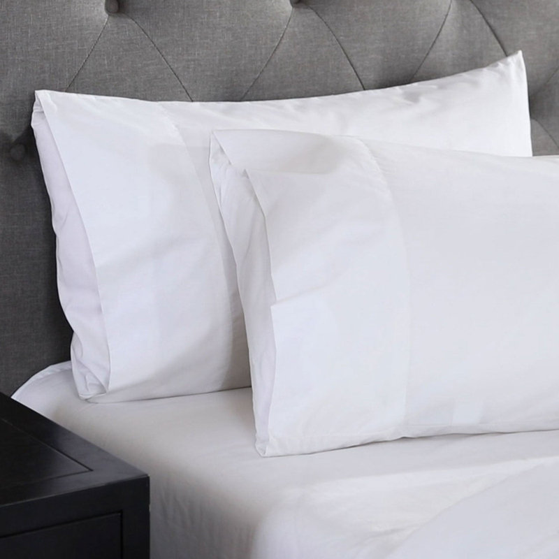 Hotel Percale Sheet Set, White, Twin