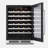 Whynter BSR-054SW 24 inch Built-ln 54 Bottle Undercounter Stainless Steel Wine Fridge with Reversible Door, Digital Control, Lock, and Carbon Filter