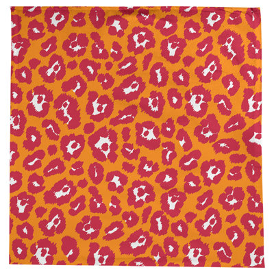 Nappe en mélange de coton à imprimé animalier