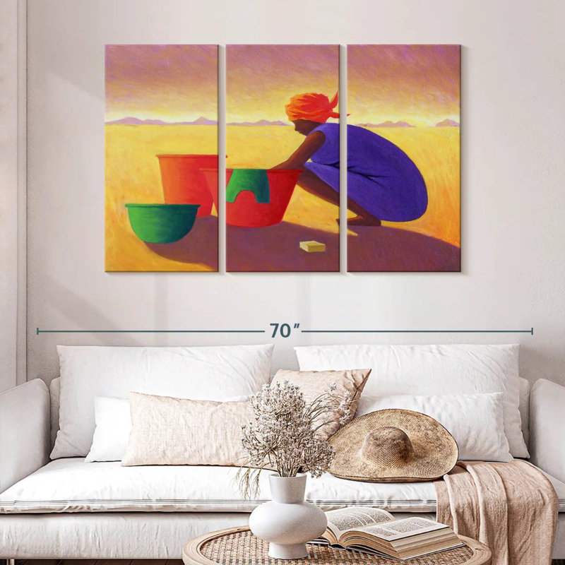 Washer Woman, 32" H x 50" W