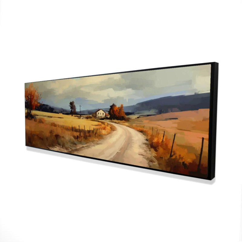 Country Path Print On Canvas