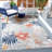 Seekonk Machine Woven Floral Indoor and Outdoor Area Rug-1034421497