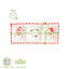Nicola Spring - Father Christmas Snack Plates - 32 x 13.5cm - White