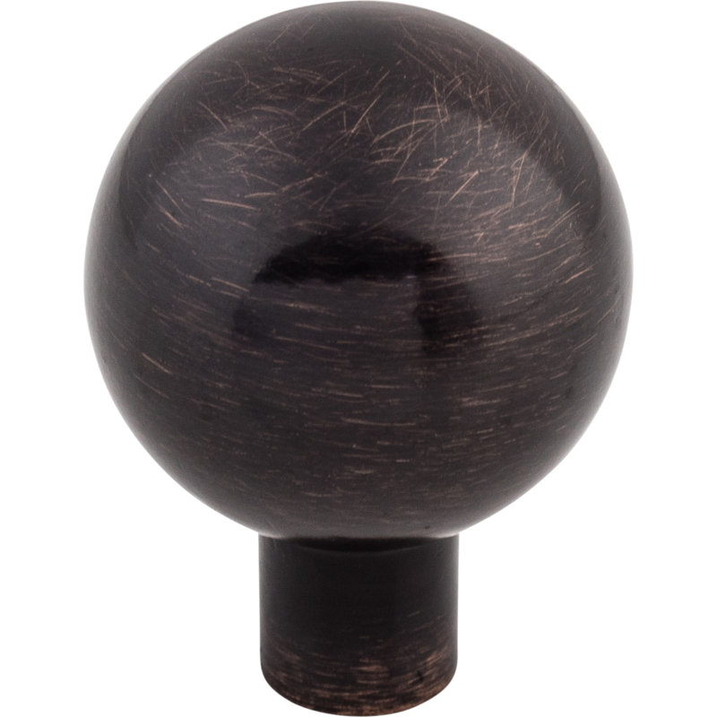 Brookline Round Knob, Tuscan Bronze, 1 1/8" Knob Diameter