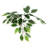 Ficus artificiel en pot de style panier