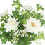 Faux Centerpiece with Roses and Baby's Breath