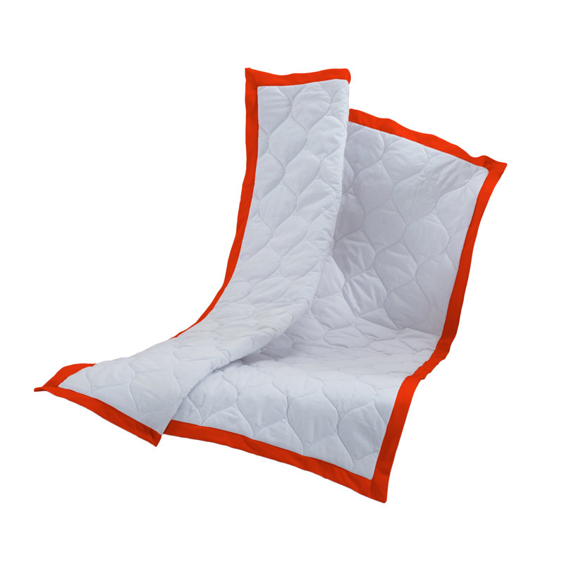 Jupe de lit de bébé comforter, Orange