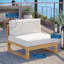 Chaise de patio en teck Upland