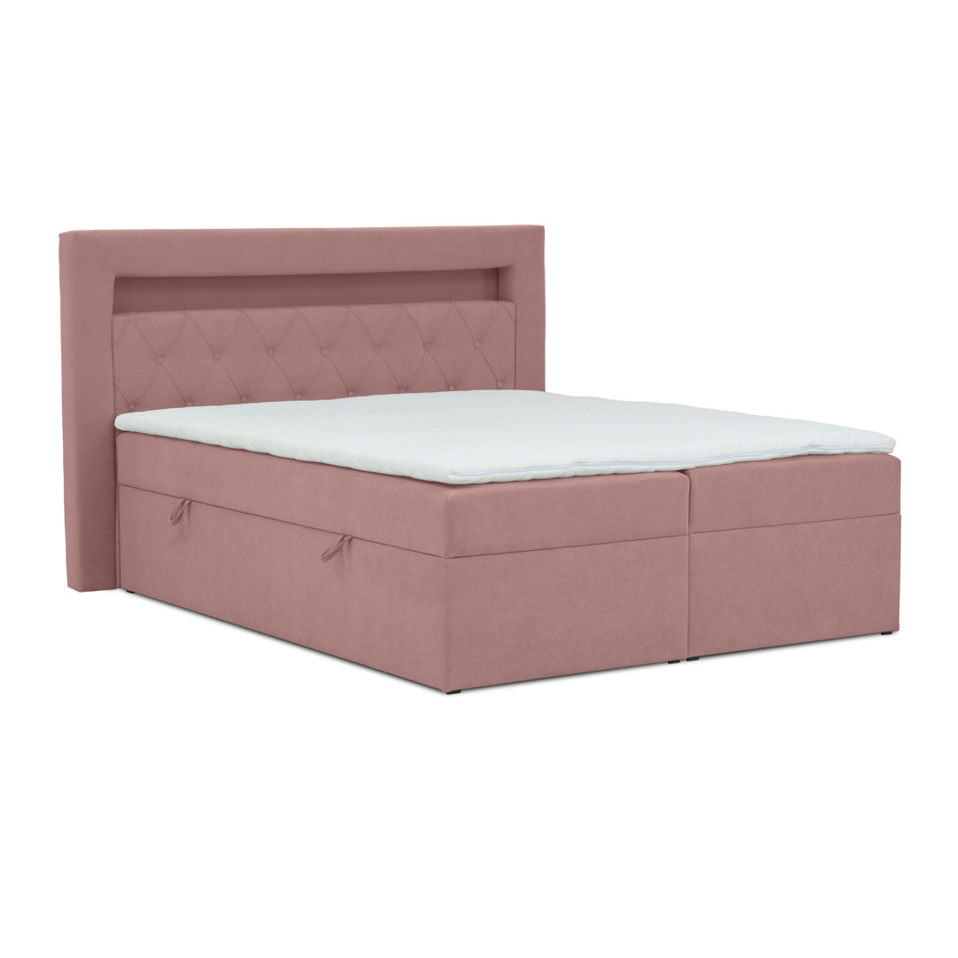 Boxspringbett Exton mit Topper und Bettkasten