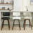 26" Swivel Upholstered Counter Stool with Walnut-Finish Bentwood Frame-114223069-114223066