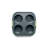 Lékué Air Fryer Muffins Mold, 4 hole