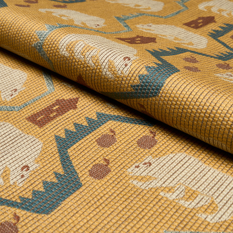 Bear Brigade Fabric, Yellow