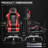 Gaming Chair, Computer Chair with Footrest and Lumbar Support, Height Adjustable Gaming Chair with 360°-Swivel Seat and Headrest-1904252680
