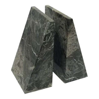 Marble Non-Skid Bookends
