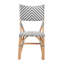 Chaise bistro moderne en rotin français