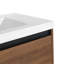 Ensemble de meuble-lavabo brun avec lavabo en résine 30 po et 2 portes-417435555