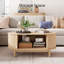 Table basse cannelée avec rangement Leathia-1714505705