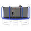 Trampoline 14FT avec panier de basketball, trampoline d'extérieur renforcé de type ASTM avec filet d'enclos