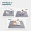 Tapis de spa de 1/7 po d'épaisseur 77,2 po, coussin gonflable de bain à remous extérieur, imperméable, antidérapant, durable, lavable, protecteur de plancher de piscine,