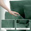74.2 Gray Boucle American Tufed Club Loveseat-79171459